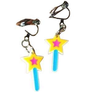 Super cute girls clip-on earrings